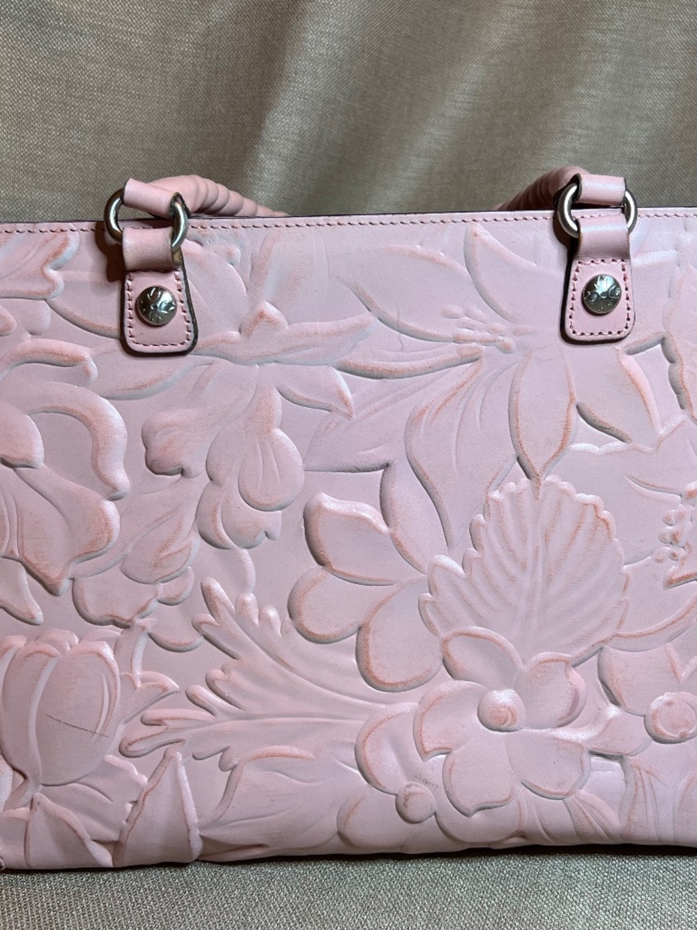 Patricia Nash Dusty Pink Handle Bag Toto